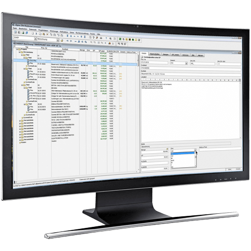 Monitor con Allplan