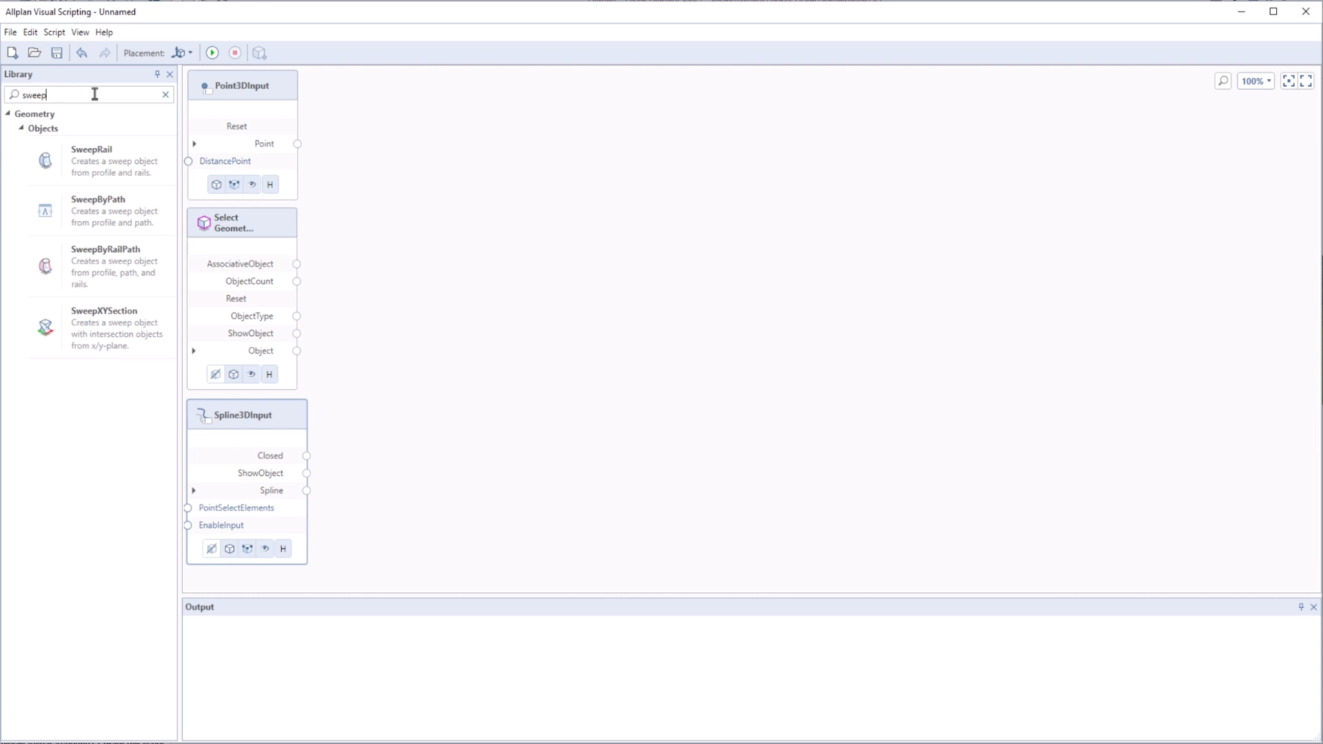 Allplan Visual Scripting - automazione dei flussi di lavoro