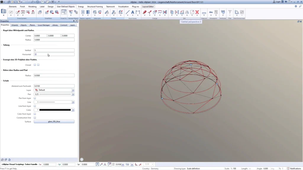 Allplan Visual Scripting - automazione dei flussi di lavoro
