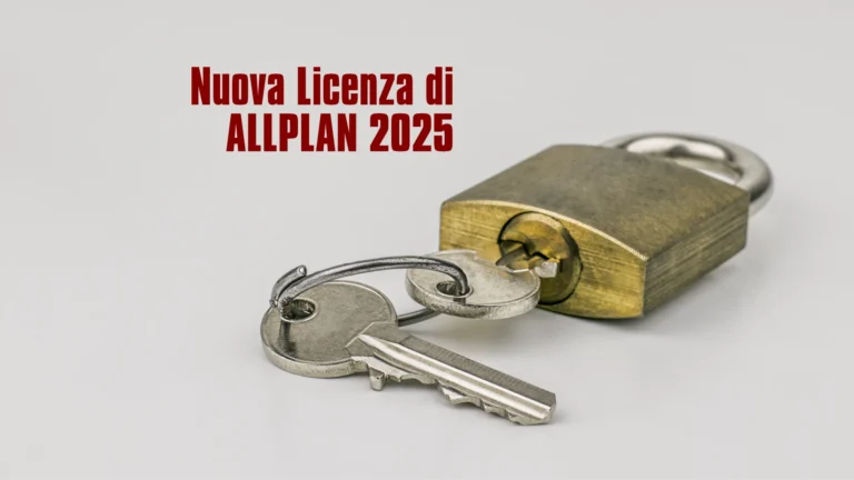 Nuova Licenza di ALLPLAN 2025 lucchetto con chiavi