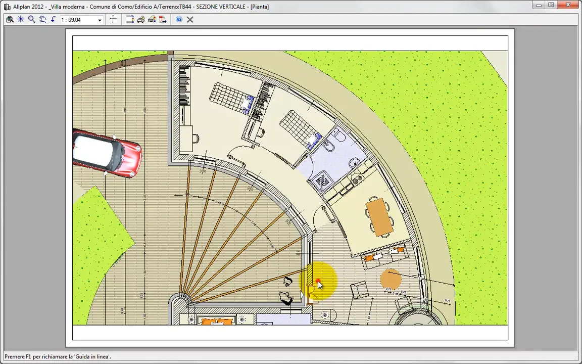 Pdf con Allplan - visualizzazione finale del pdf esportato