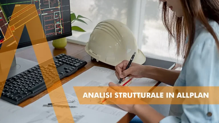 Analisi strutturale e Allplan -ingegnere al lavoro