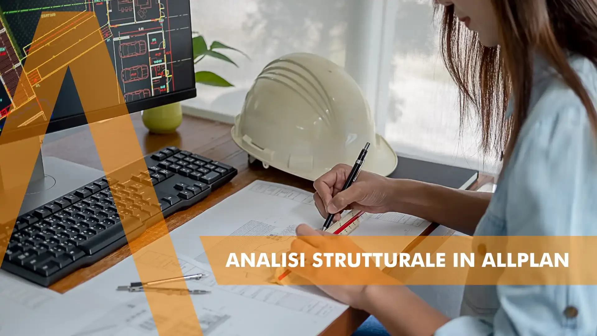 Analisi strutturale e Allplan -ingegnere al lavoro