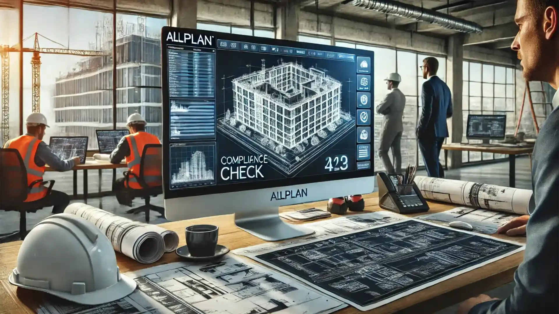 Come Allplan aiuta a rispettare le normative edilizie - Architetto al lavoro