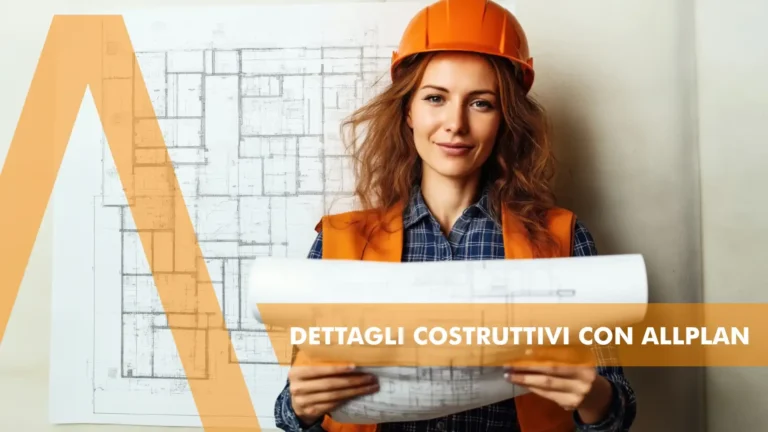 Creare dettagli costruttivi accurati con Allplan - ragazza con in mano un progetto