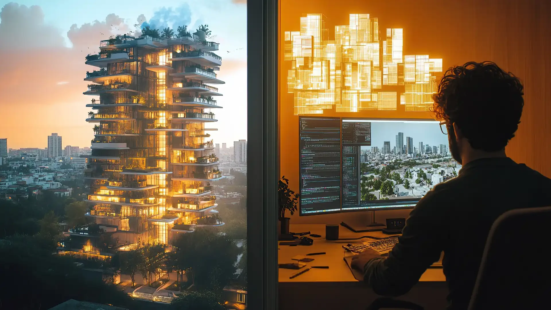 Il futuro del BIM - progettista davanti al computer