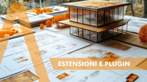 Le migliori estensioni e plugin per Allplan - plastico sopra un disegno