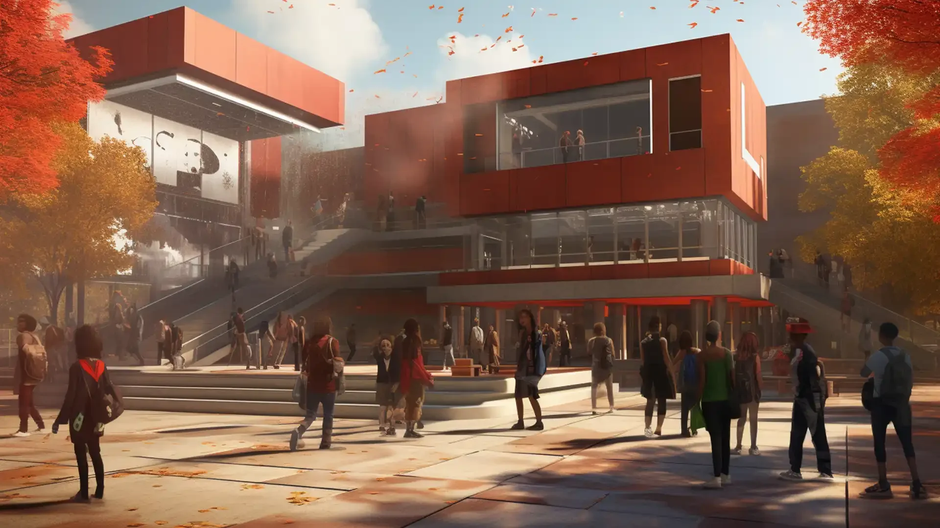 Render fotorealistici in Allplan - Edificio renderizzato