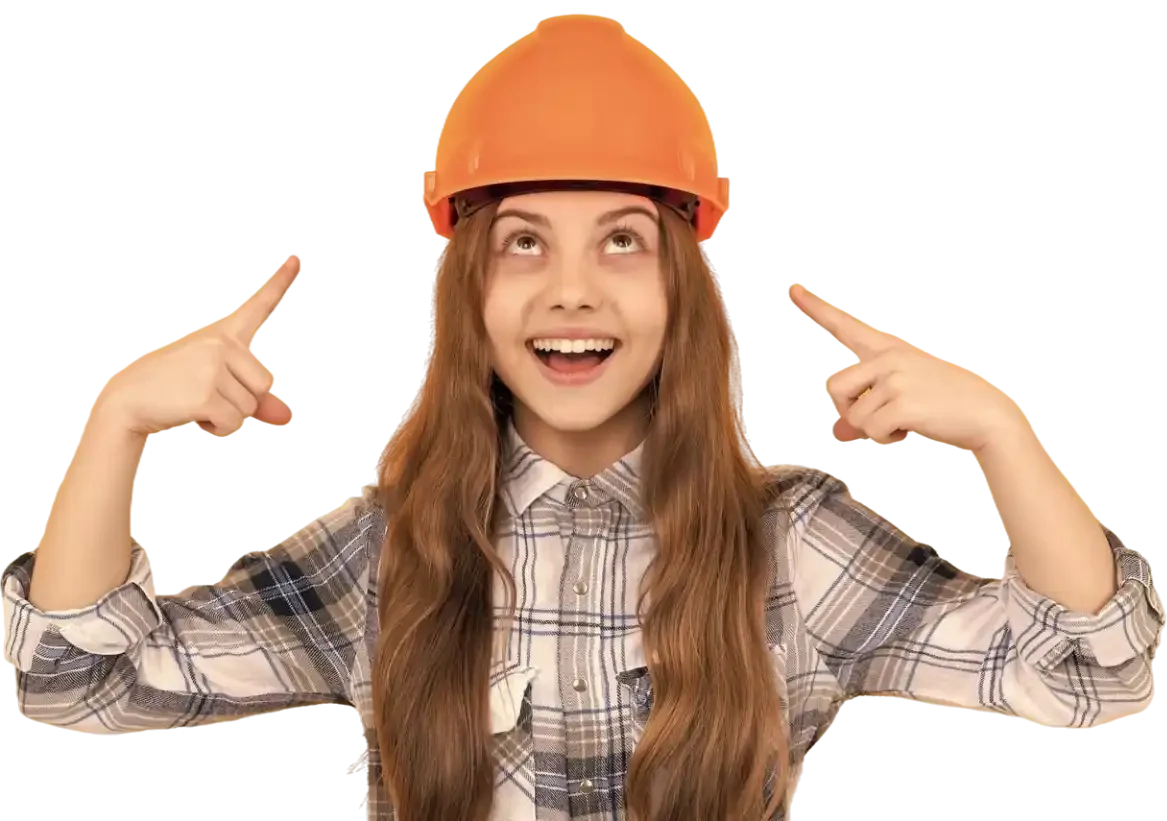 Ripartire con il piede giusto - strategie per una progettazione efficiente - ragazza che indica sopra