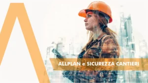 Sicurezza nei cantieri digitali - donna con caschetto da cantiere