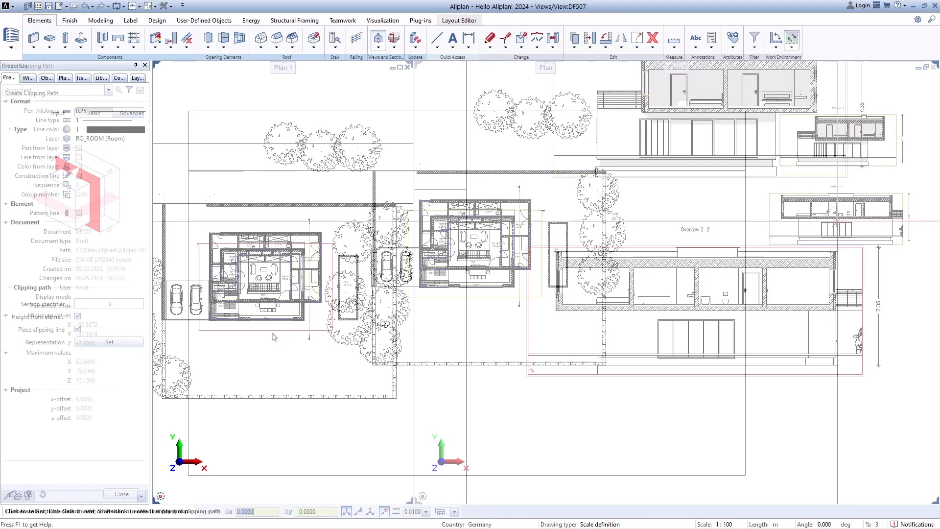 Gestire la documentazione di progetto con Allplan - tavola disegno