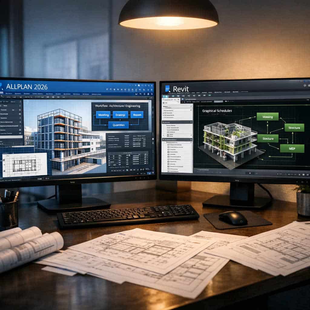 Allplan 2026 vs Revit- Analisi Workflow BIM sofware a confronto