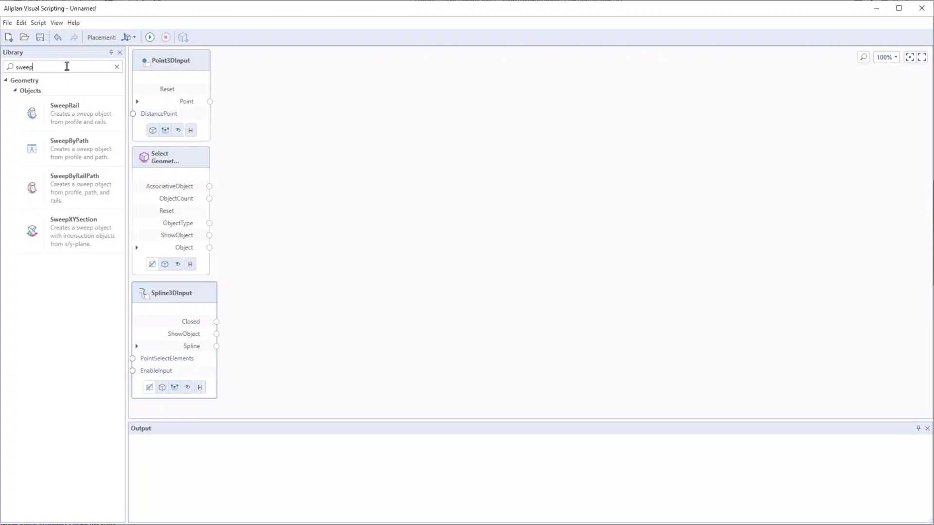 Allplan Visual Scripting - automazione dei flussi di lavoro