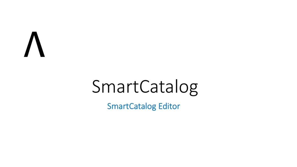 Allplan e SmartCatalog - tipi di formule