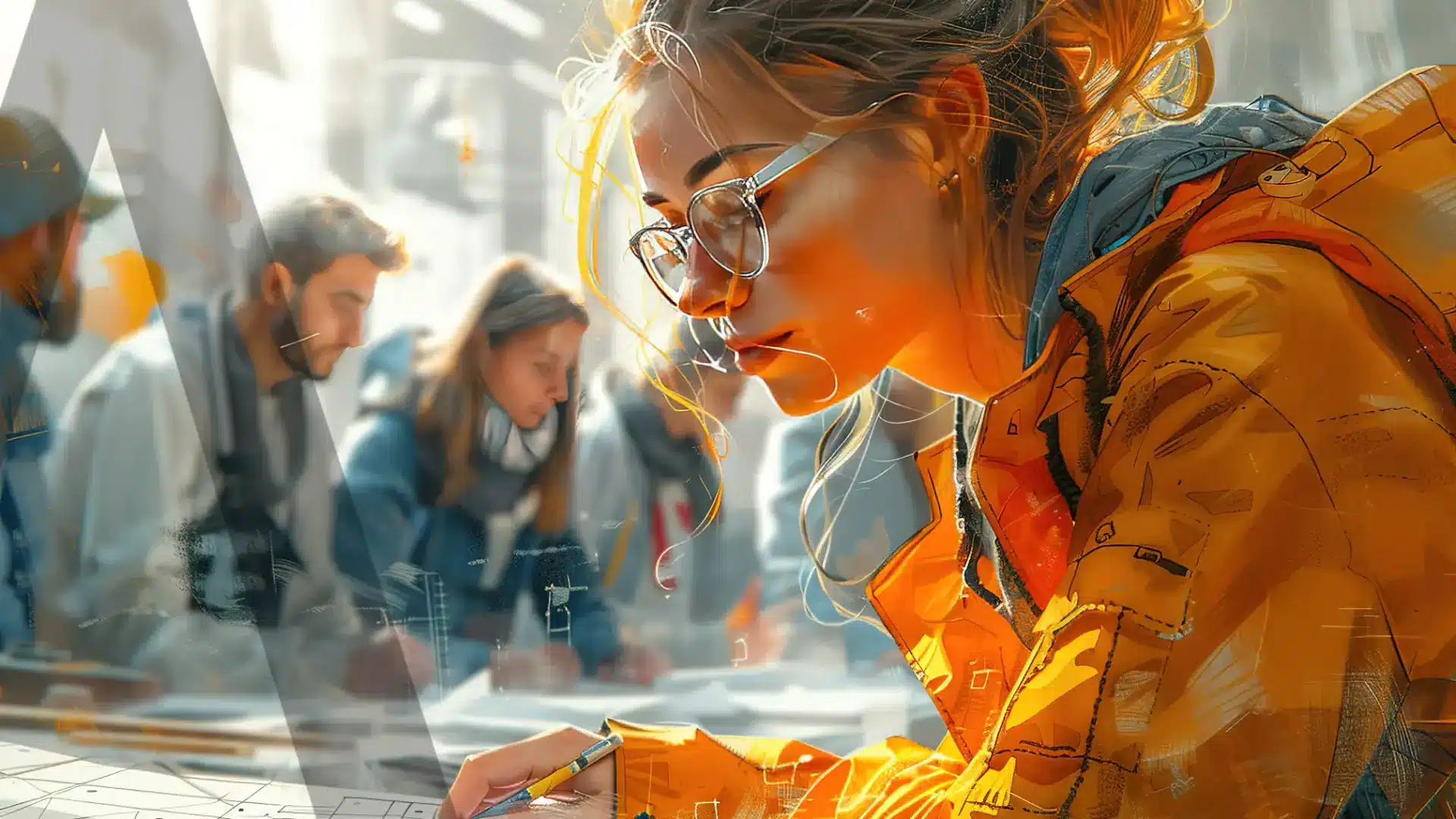 Come migliorare la collaborazione tra progettisti con Allplan - Ragazza in primo piano