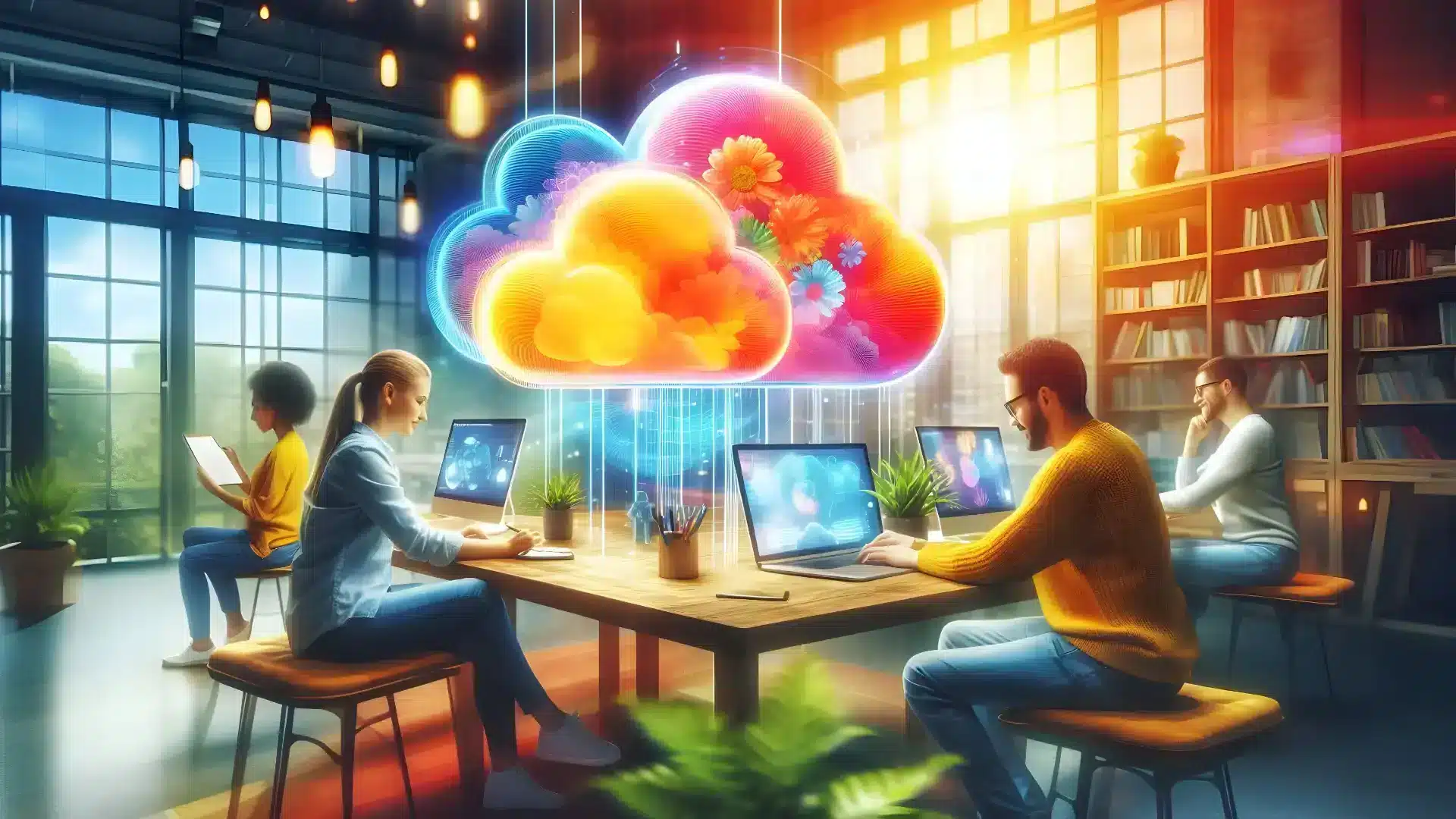 Come sfruttare il cloud per la progettazione collaborativa - immagine concettuale