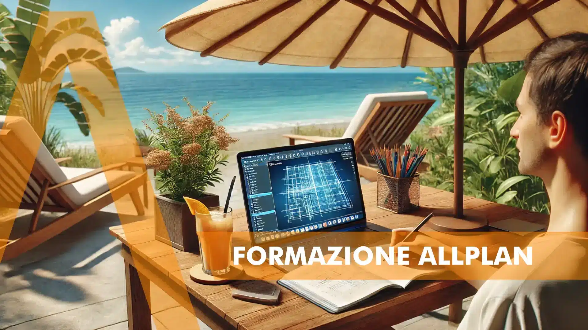 Come sfruttare l’estate per la formazione Allplan 1 Come sfruttare lestate per formarsi su Allplan persona che studia