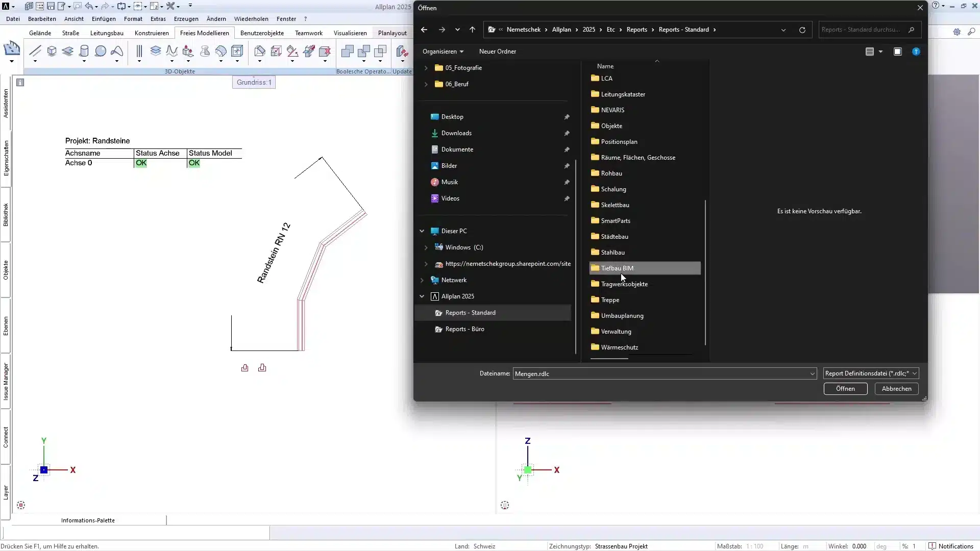 Componente Parametrico in Allplan 12 Componente Parametrico in Allplan - verifica e report finale