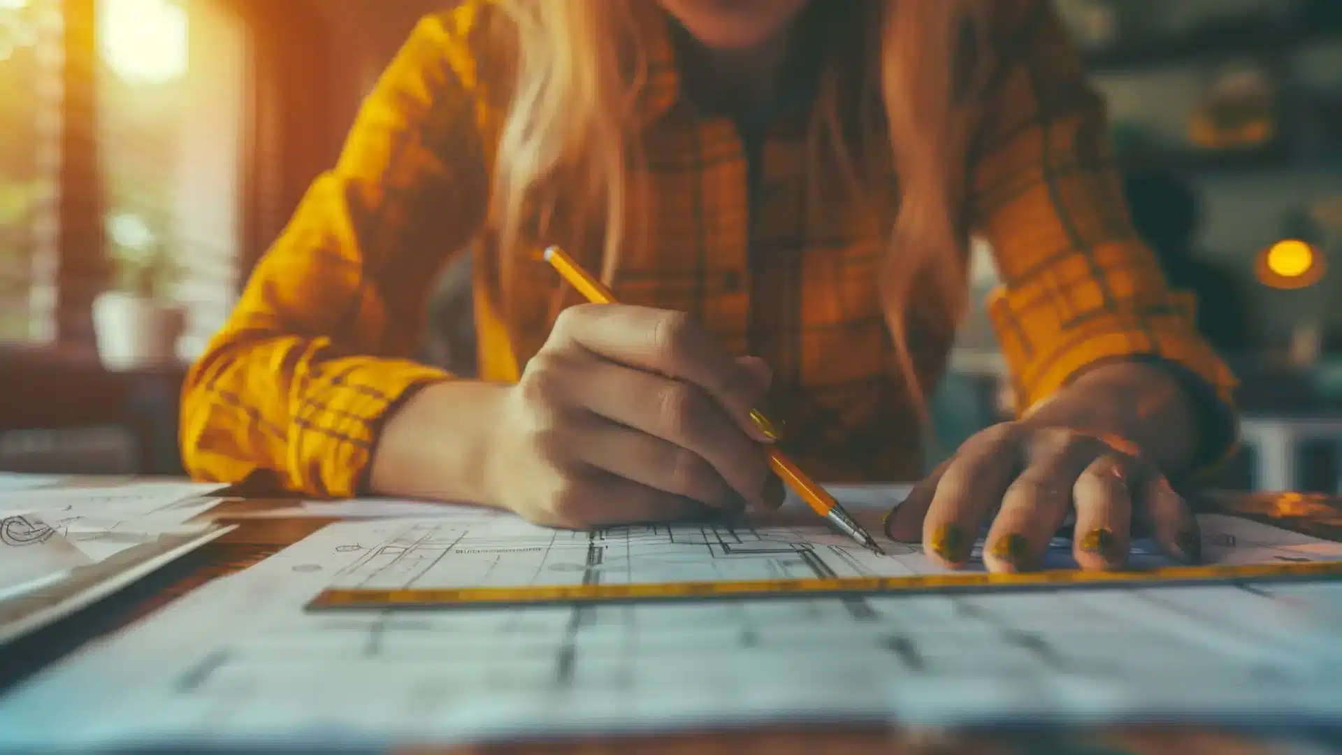 Creare dettagli costruttivi accurati con Allplan - Ragazza che progetta