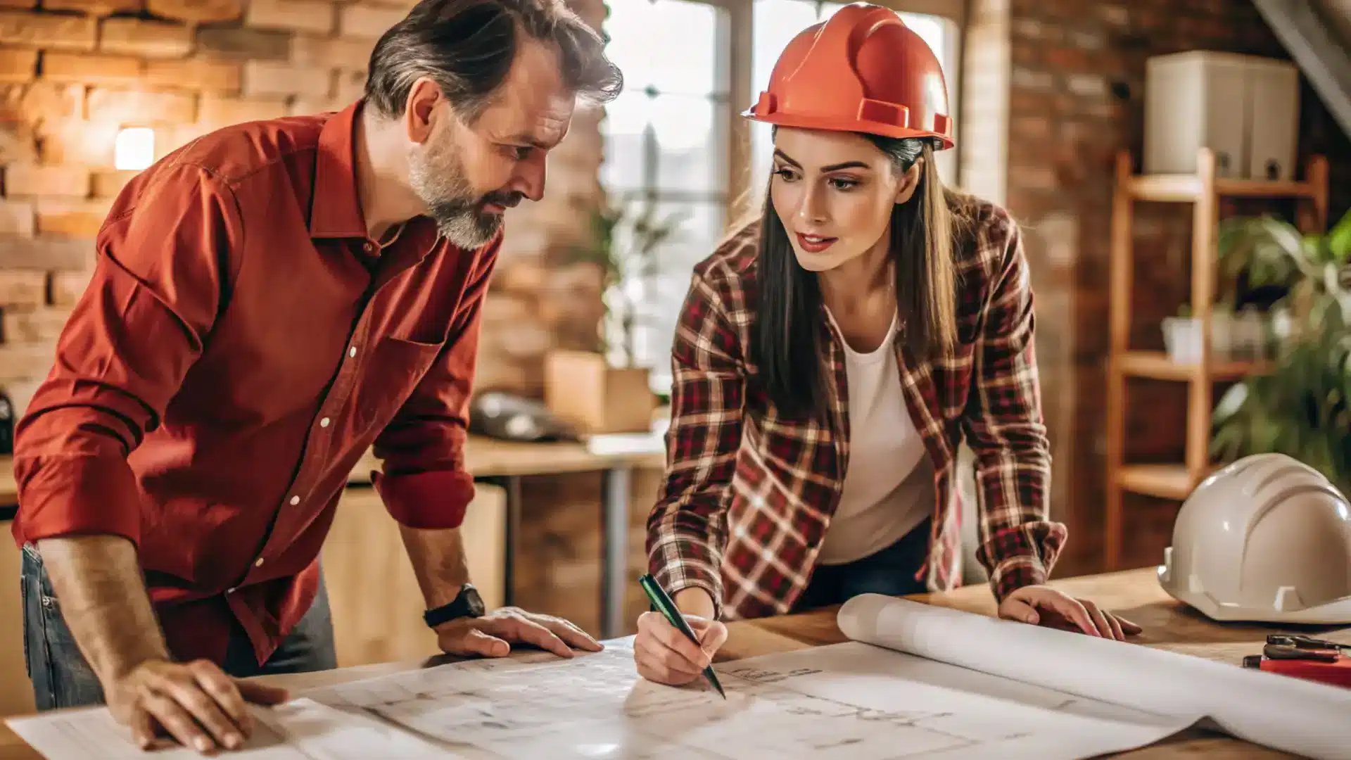 Dalla progettazione alla realizzazione - due progettisti che discutono