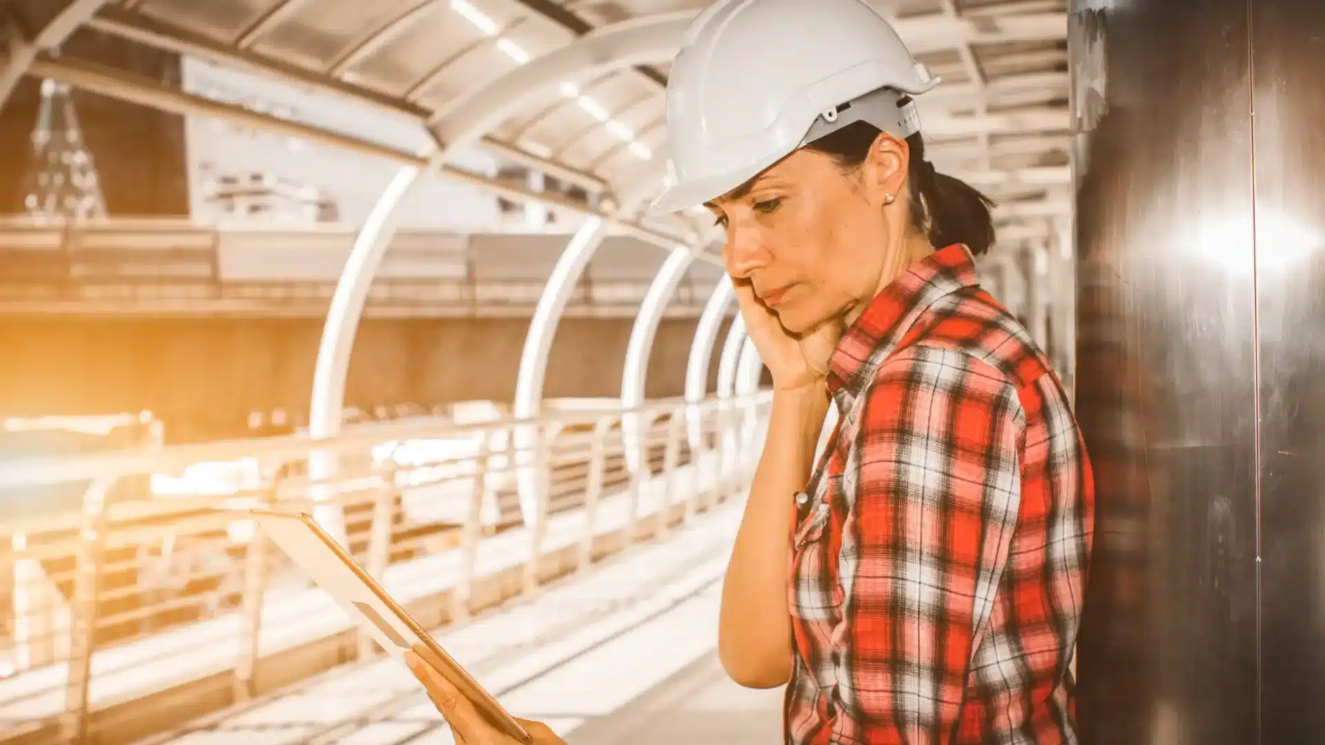 Dalle nuvole di punti al modello 3D - architetto con tablet