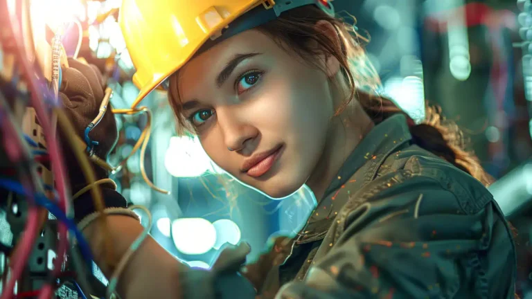 Dalla Nuvola di Punti alla Realizzazione 6 Modello 3D Nuvola di Punti Architetto donna con caschetto