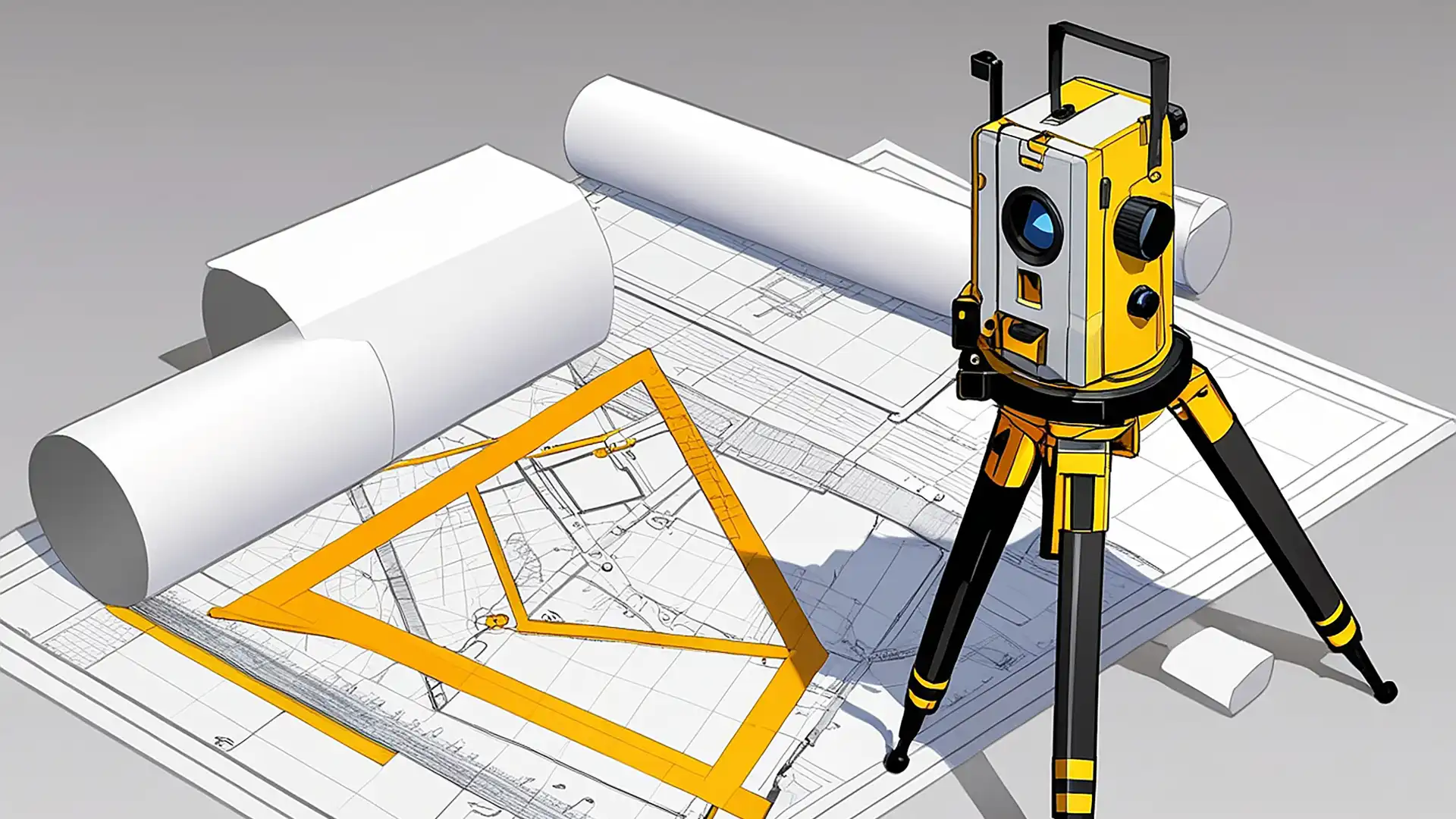 Modello 3D Nuvola di Punti - LaserScan e rotoli di disegno cartaceo