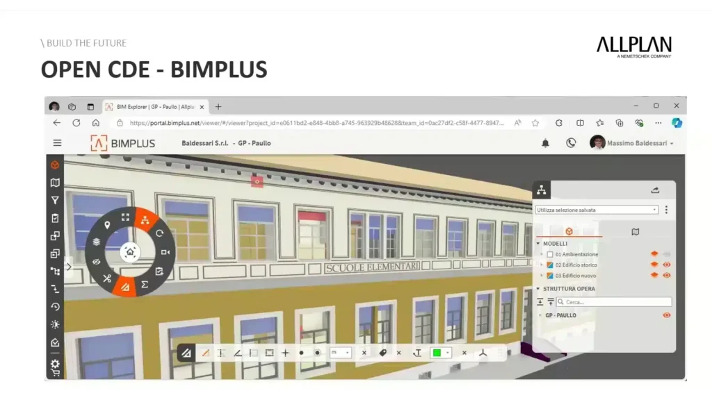 Novità di Allplan 2025 - ambienti di condivisione dati in Allplan 2025