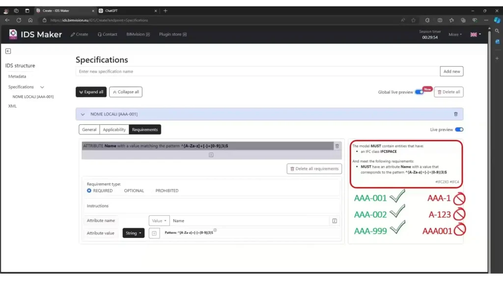 Novità di Allplan 2025 - creazione di un ids in allplan 2025
