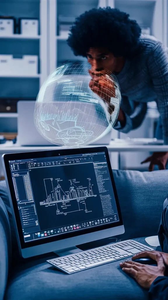 Futuro della progettazione 3D - progettista al computer