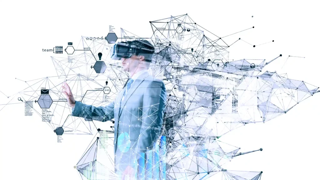 Futuro della progettazione 3D - progettista con un visore 3D