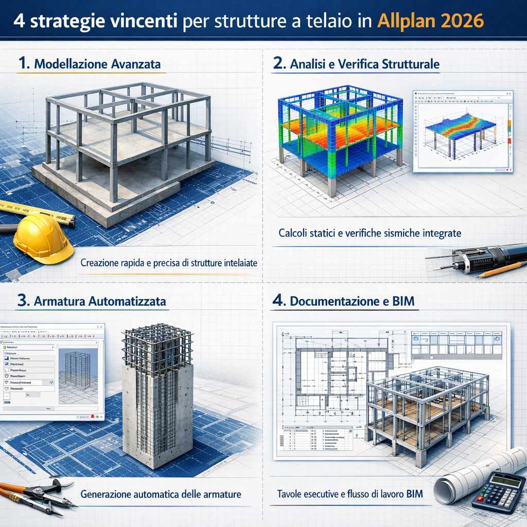 4 strategie vincenti per strutture a telaio in Allplan 2026 - strutture a telaio
