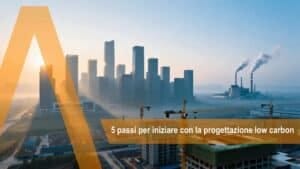 Progettazione low carbon allplan - citta con la nebbia