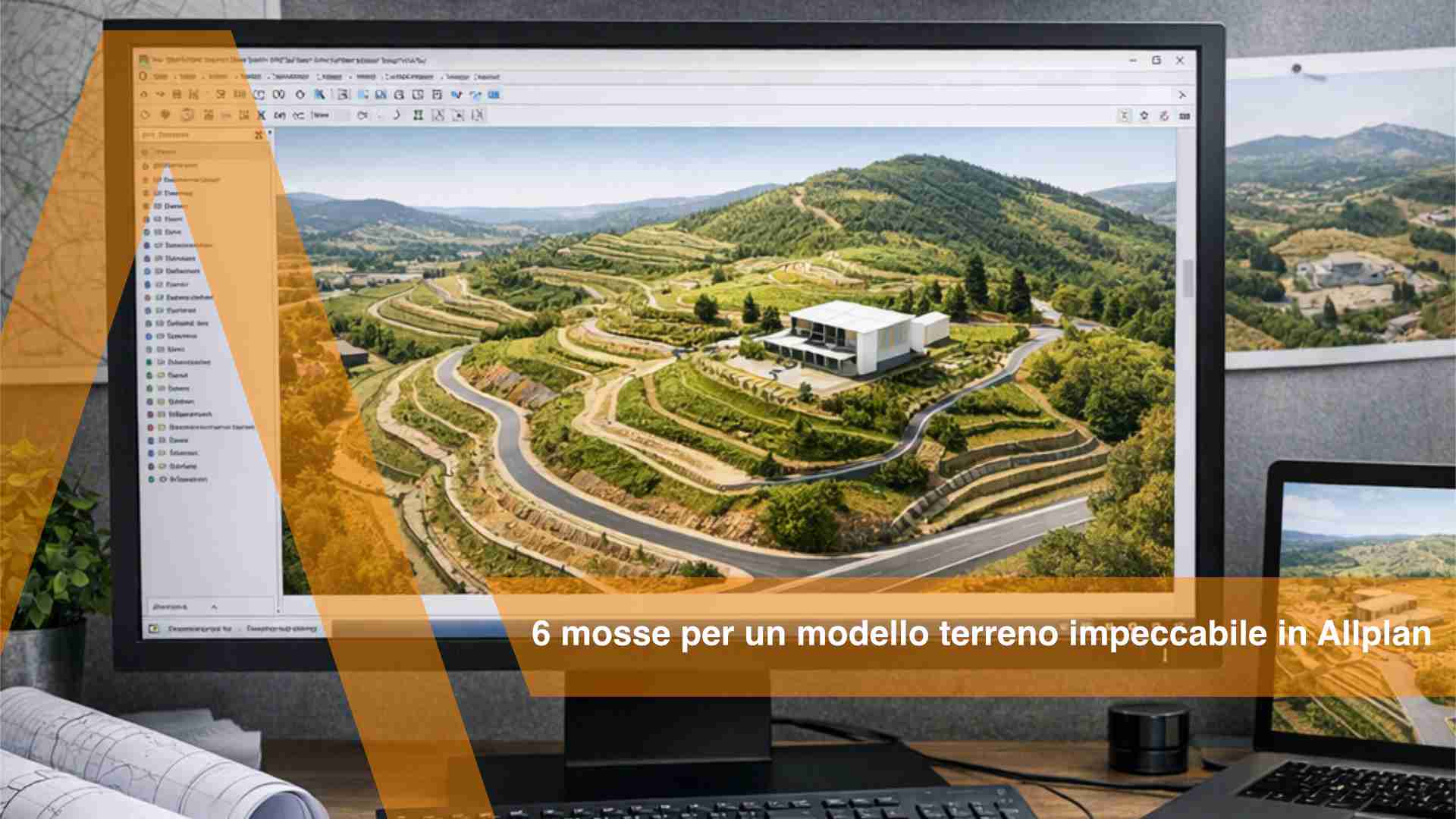 6 mosse per un modello terreno impeccabile in Allplan - Intestazione