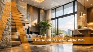 7 trucchi per gestire e vani in Allplan 2026 - vano arredato