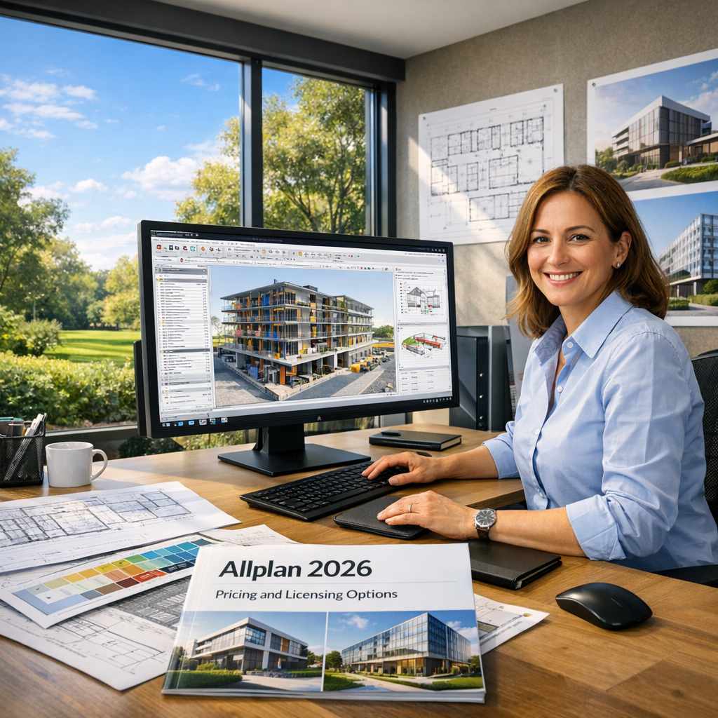 Allplan 2026 - Prezzi e opzioni di licenza - architetto al computer