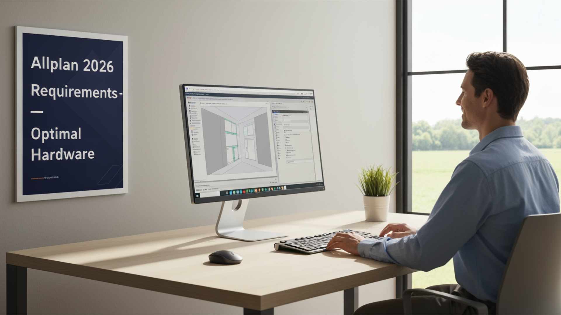 Requisiti per Allplan 2026 - Hardware ottimale - architetto al computer